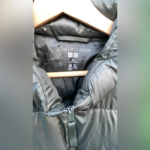 Uniqlo Charcoal Ultra Light Down Coat - Picture 2 of 4